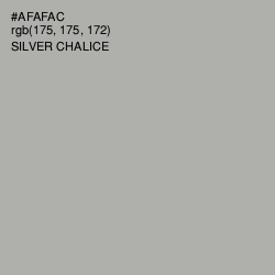 #AFAFAC - Silver Chalice Color Image